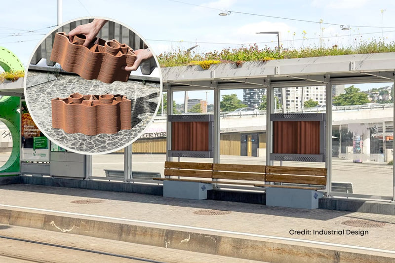 3D-printed brick