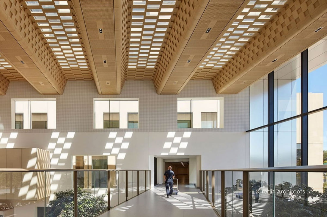 An interior space with a passive design 