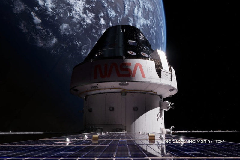 This is Orion, the spacecraft capsule for Artemis II