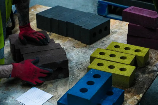 Premium Bricks made from sand and rubber