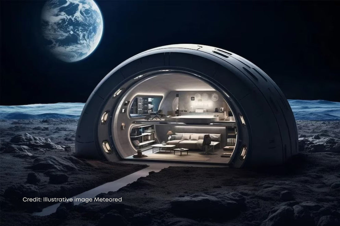NASA is developing transparent polymer glass domes using lunar dust for future cities on the Moon